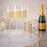 Load image into Gallery viewer, Champagne Glasses (Set of 2) ~ White Diamond
