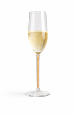 Load image into Gallery viewer, Champagne Glasses (Set of 2) ~ Gold Diamond
