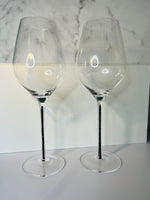 Load image into Gallery viewer, Black Onyx ~ Wine Glass
