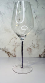 Load image into Gallery viewer, February ~ Wine Glass ~ Purple Amethyst
