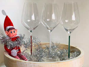 January ~ Wine Glass ~ Red Garnet